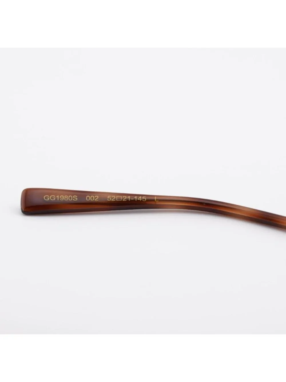 Gucci GG1980S 002 Sunglasses Havana/Gold Oval Frame, Brown